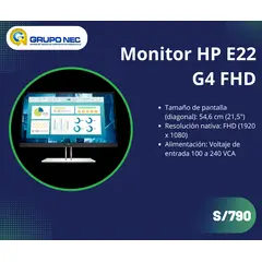 HP - Monitor E22 G4 FHD