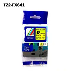 GENERICO - TZ2-FX641 Cinta Compatible Brother 18mm TZE-FX641