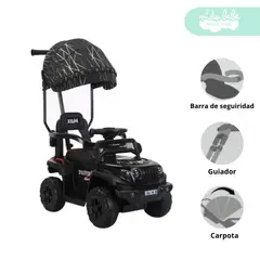GENERICO - Carrito BUGGY de niño Modelo Yetty Negro