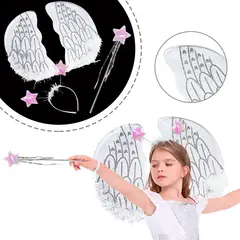 GENERICO - Alita de Angel incluye Ala+Diadema+Varita