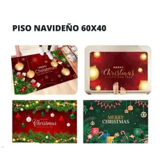 GENERICO - Piso Navideño Alfombra para entrada de puerta