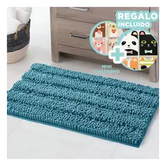 RYBIU IMPORT - Alfombra Decorativa y Rectangular Celeste Y+Gift MiniAgenda