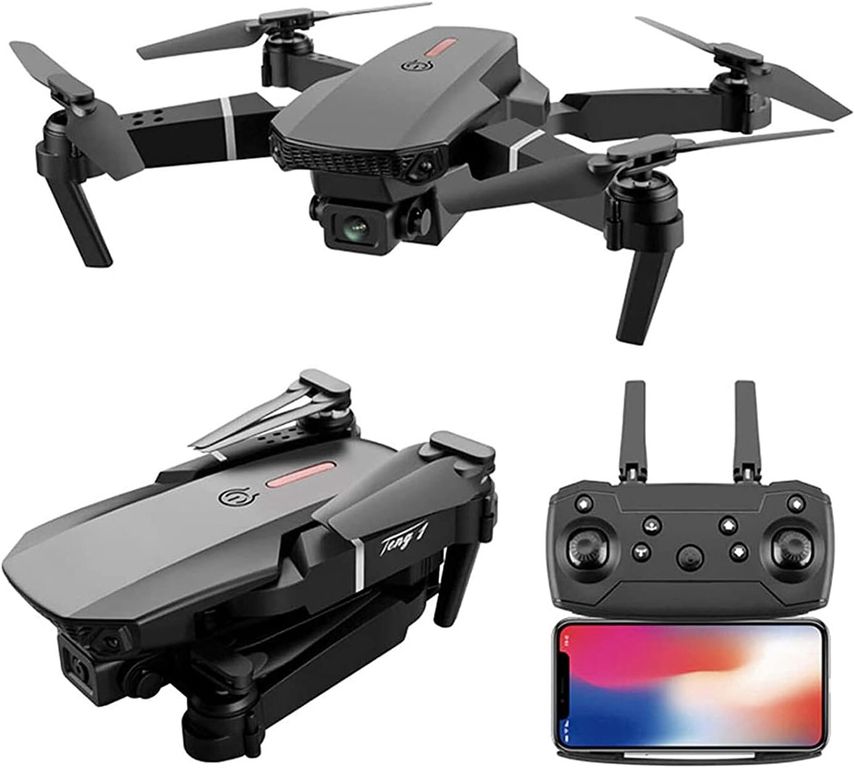 Mini Dron E88 Pro Con Doble Cámara 4k Estabilizador Vuelo