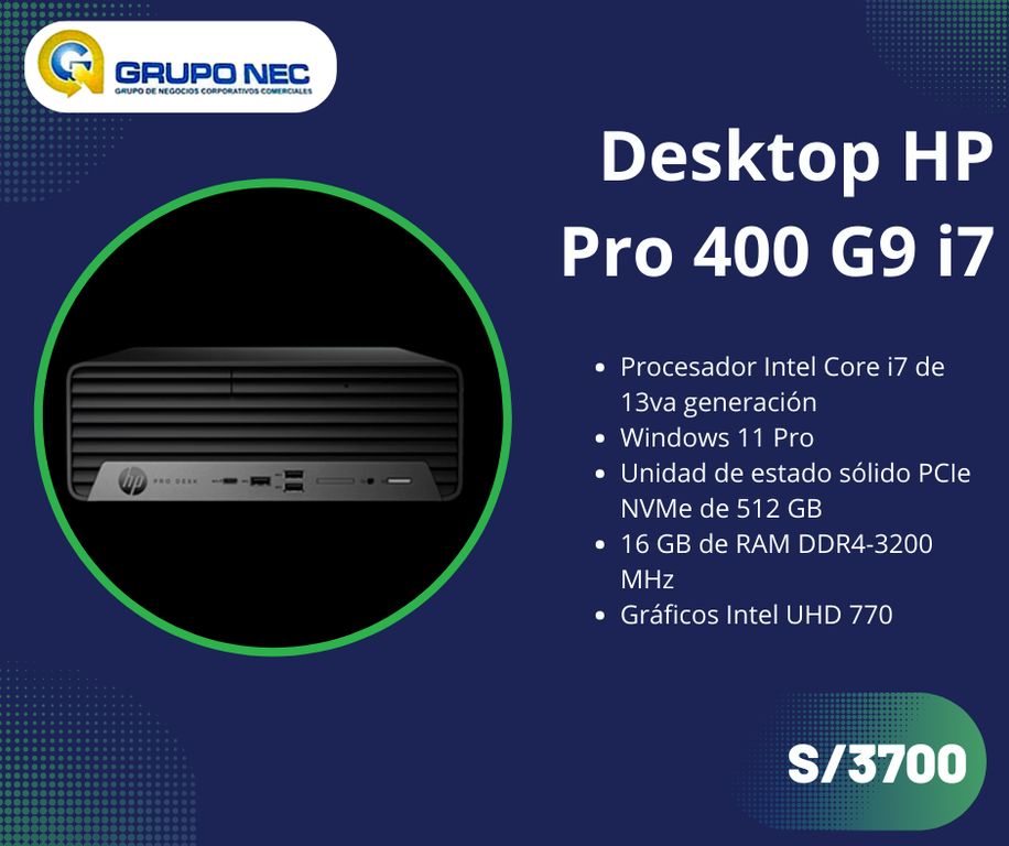 ProDesk 400 G9 Desktop Mini i7
