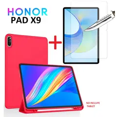 GENERICO - Funda Porta Pencil + Mica de Vidrio para Honor Pad X9 11.5 Case Smart