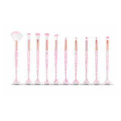 GENERICO - Set de 10 brochas multicolor