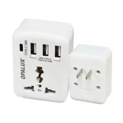 OPALUX - Adaptador Enchufe Múltiple OP-225A