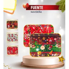 GENERICO - Bandeja navideña Diseños variados - UNIDAD