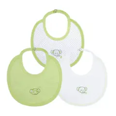 KUKULI - SET BABERO CON BROCHE X3 M0335 UNISEX