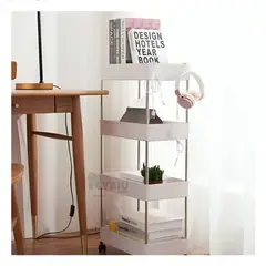GENERICO - Carrito Compacto Facil de Usar en Blanco Y+Papel de Regalo