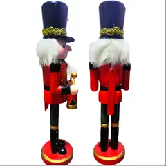 GENERICO - Soldado Cascanueces Tamborilero 25CM UNIDAD