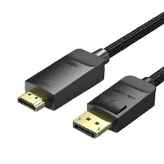 VENTION - Cable PREMIUM Displayport HDMI 2.0 Mono Direccional (1m) Gamer PC