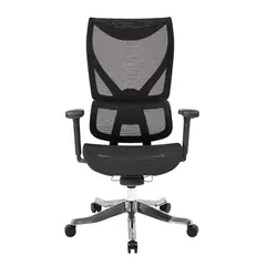 DECORPLAS - Silla de oficina Gerencial Luna Color Black Ergonómica