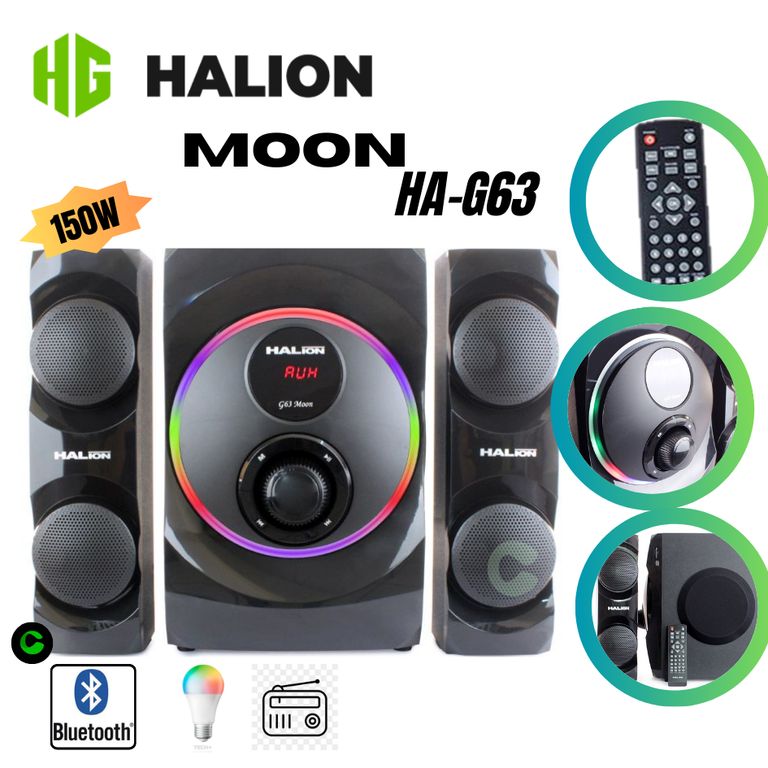 PARLANTE 2.1 MOON HA-G63 150W