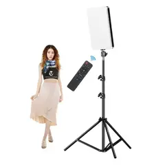 SEISA - Kit Luz LED Panel iluminación 100W de Estudio Fotografía 40CM M777