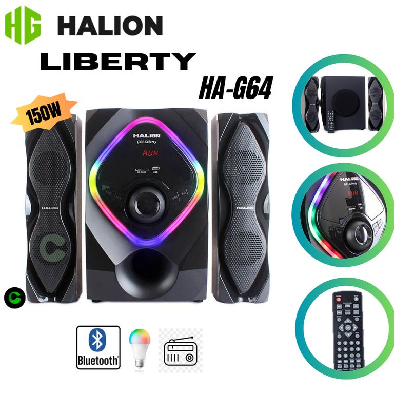 PARLANTES 2.1 HA-G64 LIBERTY 150W