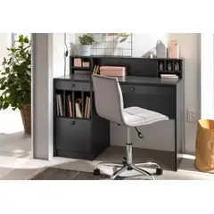 TU MESITA - Escritorio Moderno Dickens Negro 120cm