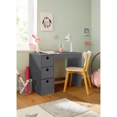 TU MESITA - Escritorio Moderno Austen 3 Cajones Negro