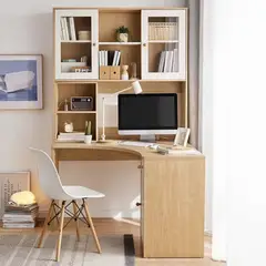 TU MESITA - Escritorio en L Vintage Moderno Kaori Alto 194cm