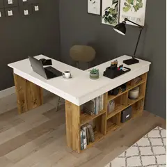 TU MESITA - Moderno Escritorio Recibidor Ariel color BlancoGales