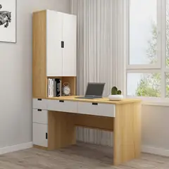 TU MESITA - Escritorio Juvenil con repisas Sonic color DunaBlanco