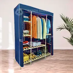 SM - ROPERO DE 3 CUERPOS MADERA AZUL