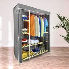 SM - ROPERO DE 3 CUERPOS MADERA GRIS