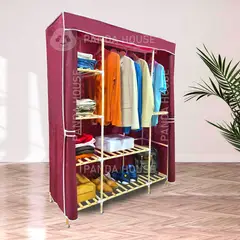 SM - ROPERO DE 3 CUERPOS MADERA GUINDA