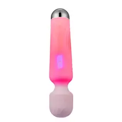 GENERICO - Vibrador Luminoso Potente - Rosado