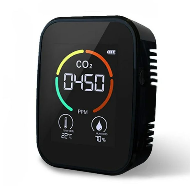 MEDIDOR DE CO2, HUMEDAD Y TEMPERATURA 3 EN 1 MUY UTIL