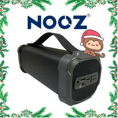 NOOZ - Parlante Inalámbrico Bluetooth USB SD FM Bazooka Negro