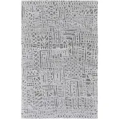 NATHAN - Alfombra India Colton Gris 244x152