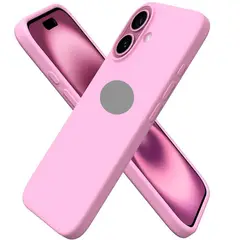 GENERICO - Case Silicona Para phone 16 Plus Rosado