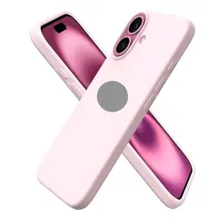 GENERICO - Protector de celular silicona Para Iphone 16 Nude
