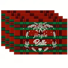 GENERICO - INDIVIDUALES NAVIDEÑOS JINGLE BELLS/ SET X6