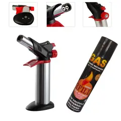 BLACK HAWK - Soplete Flameador Doble Cañon Cocina Profesional + 01 Gas Butano