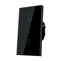 SMART - INTERRUPTOR TOUCH 3 GANG NEGRO