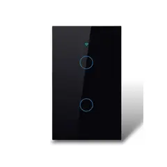 SMART - INTERRUPTOR TOUCH 2 GANG NEGRO