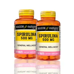 MASON - Vitamina Spirulina 500 Mg 100 Tab Pack X2