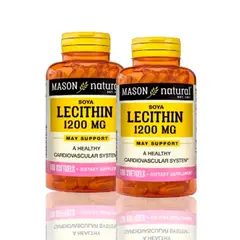 MASON - Vitamina Soya Lecithin 1200 Mg 100 Softg Pack X2