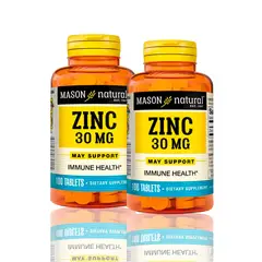 MASON - Vitamina Zinc 30Mg 100 Tab Pack X2