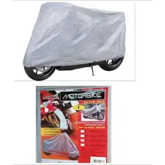 GENERICO - Funda Cobertor Impermeable para Moto en Gris talla L