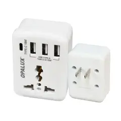 OPALUX - Adaptador Enchufe Múltiple OP-225A