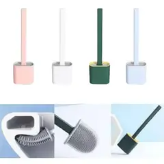 GENERICO - Cepillo para Inodoro de Silicona Celeste