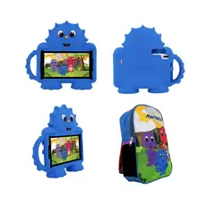ADVANCE - Kit 4G Tablet Mochila TR8990 7 Pulg IPS Android 14 Go DualSIM 32GB RAM 2GB Azul