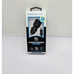 ROMAX - CARGADOR PARA CARRO 80W 10A CABLE TYPE C