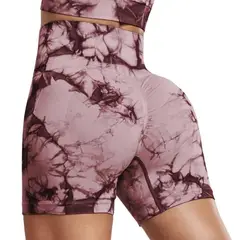 GENERICO - Short Deportivo Tie Dye sin Costuras con Push Up Ropa deportiva gym