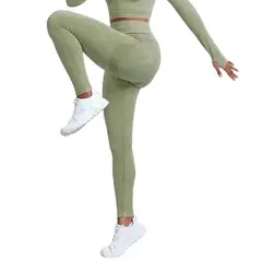 GENERICO - Leggin Deportivo Sin Costuras Efecto Piel de Durazno - Legging Push-Up