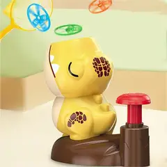 GENERICO - DISCOSAURIO DIVERTIDO LANZADOR DE DISCO VOLADOR PARA NIÑOS