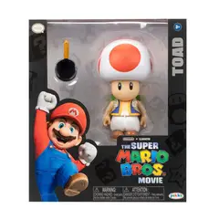 JAKKS PACIFIC - Figura Hongo Super Mario Bros Movie 5 Inch Toad
